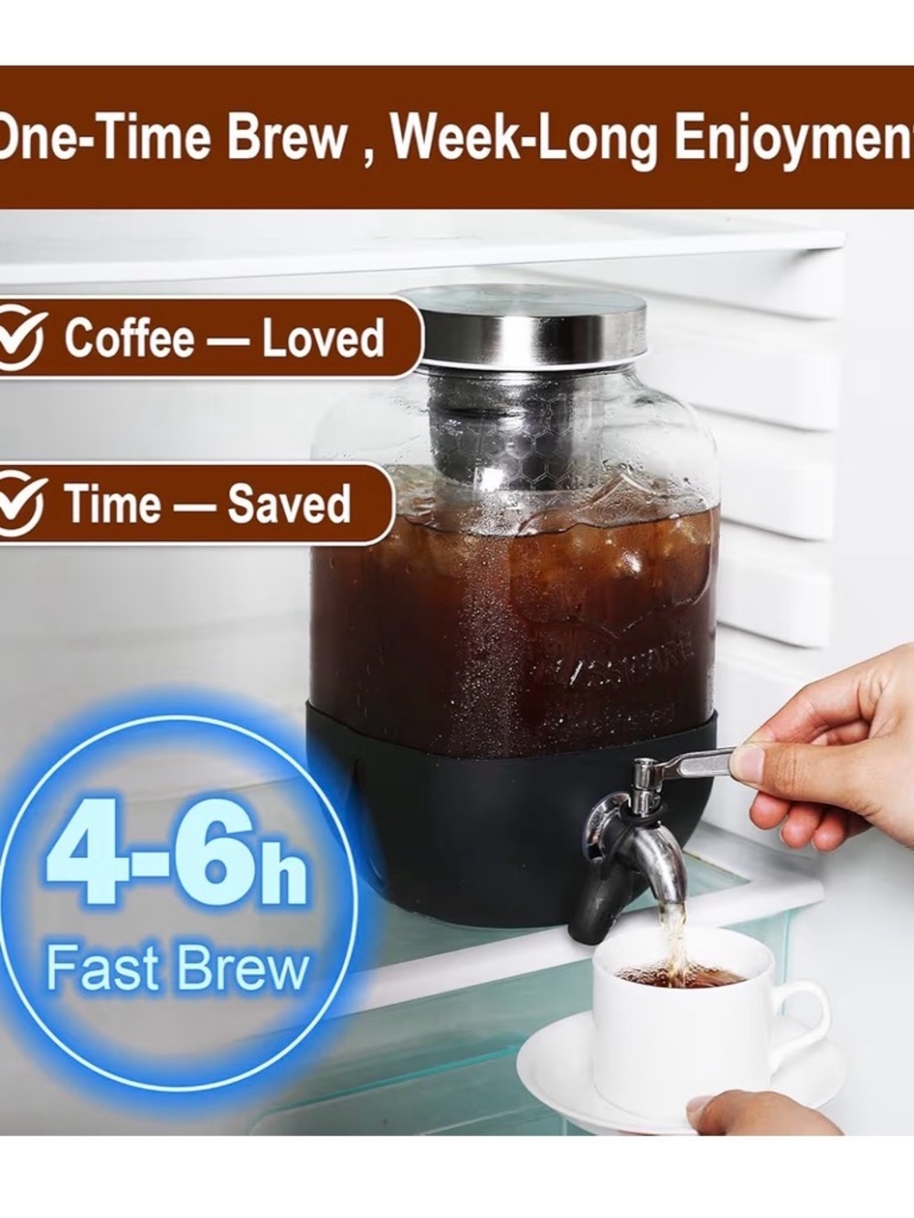 Cold Brew Coffee Maker - Picture 4 of 5